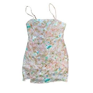 Small, Light Pink Slip Dress